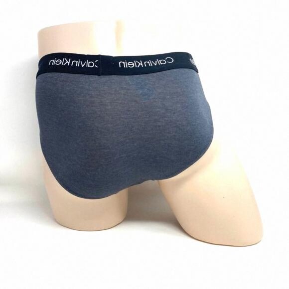 💖MEGA SALE💖Calvin Klein Mens 3-Pack Soft Cotton NP21660271 Brief Blue Stretch - Picture 3 of 10